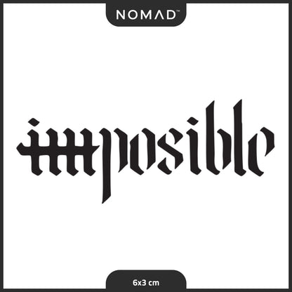 Impossible مستحيل